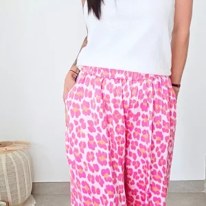 Pantalon ROXANE rose-orange