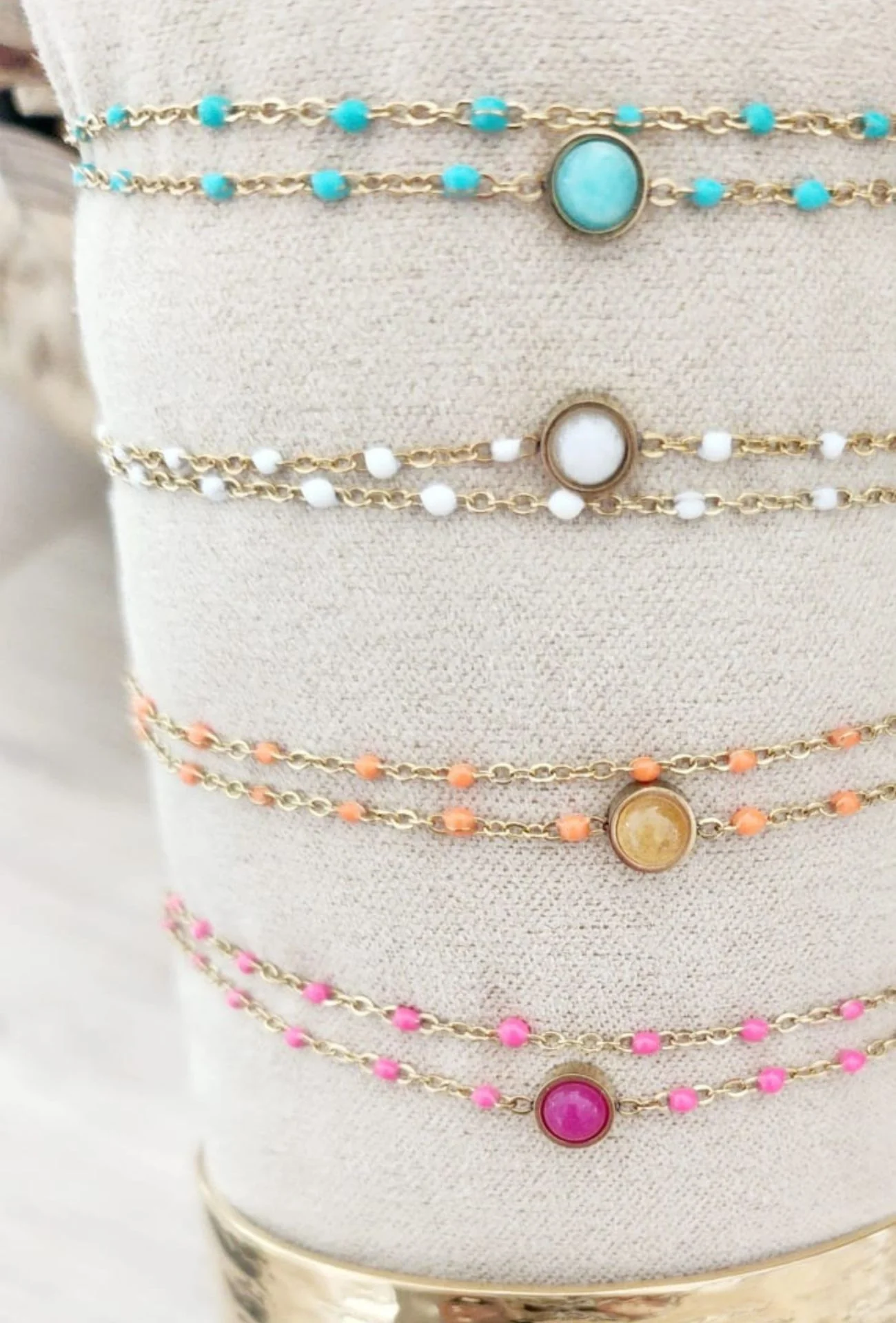 Bracelet Celine blanc – Image 2