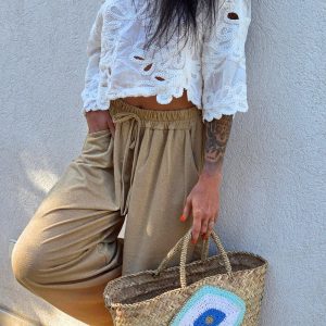 Pantalon MAÏNA Doré