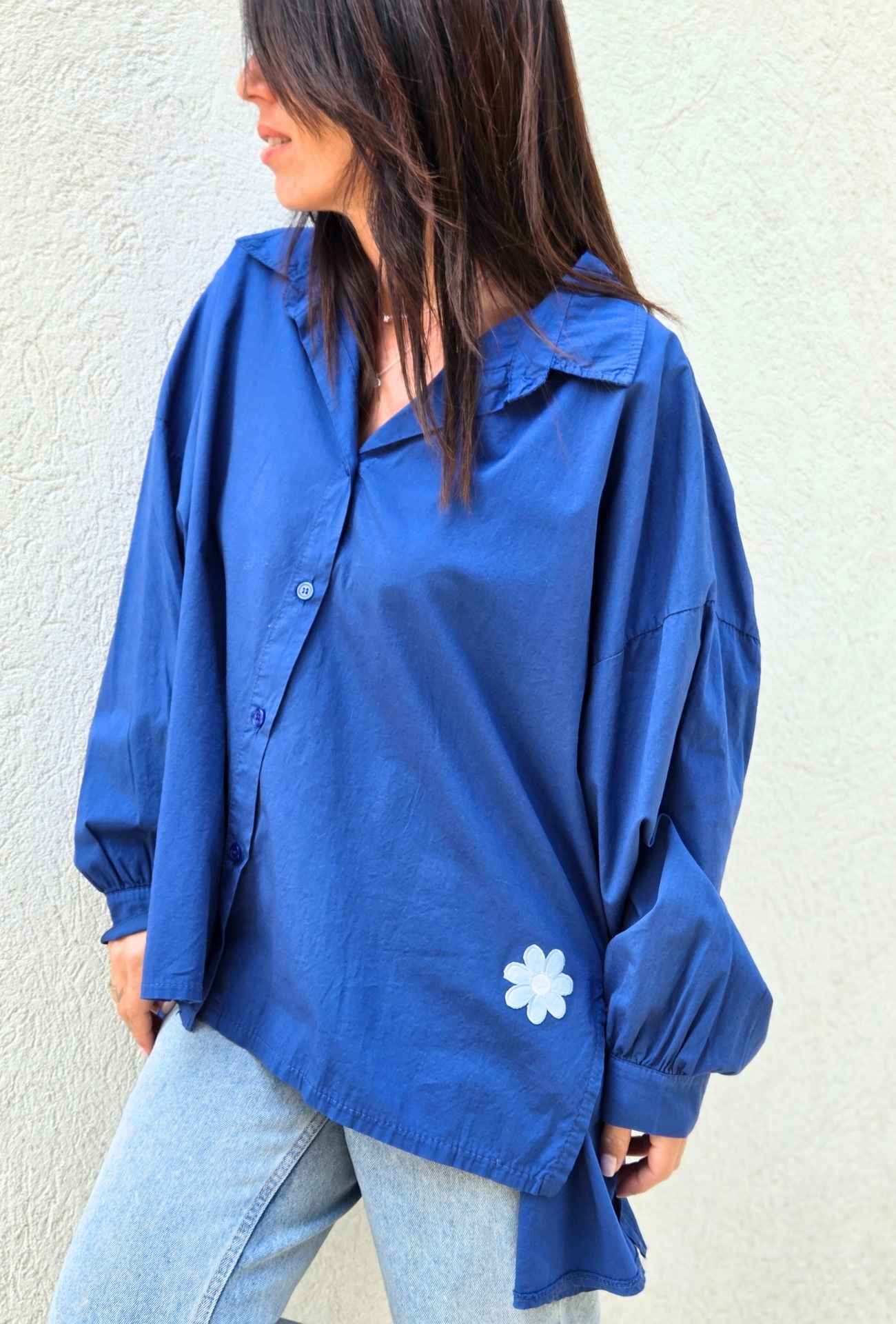 Chemise CHRISTINE bleu – Image 2