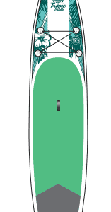 Tropic paddle 12&rsquo;6 x 32 x6 Hibiscus V2