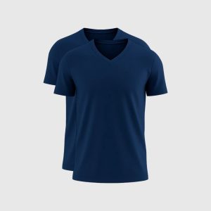 Pack de 2 Col V – Bleu