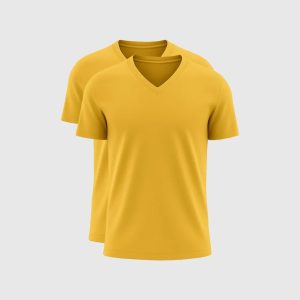 Pack de 2 Col V – Jaune