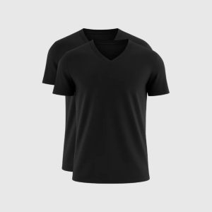 Pack de 2 Col V – Noir