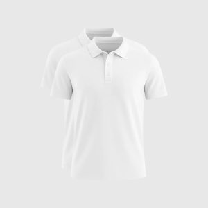 Pack de 2 Polos – Blanc
