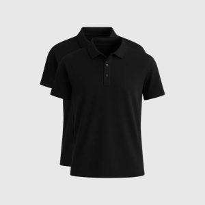 Pack de 2 Polos – Noir