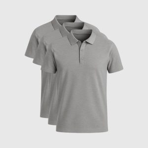 Pack de 3 Polos – Gris