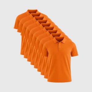 Pack de 9 Polos – Orange