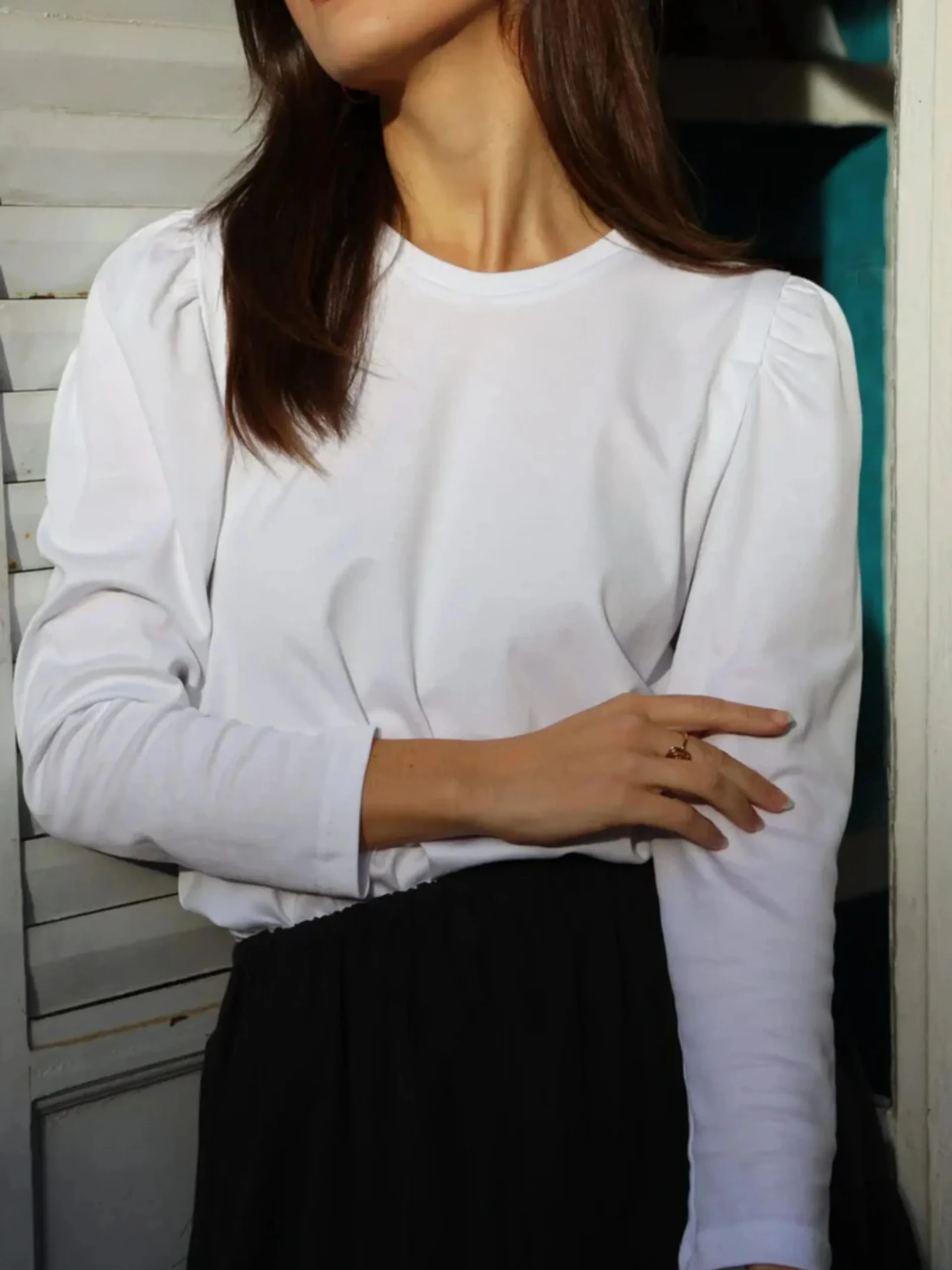 TOP EDWARD MANCHES LONGUES