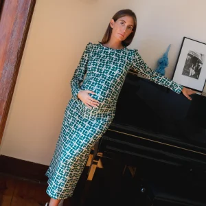 Thelma - Robe Femme Enceinte Sintra Vert