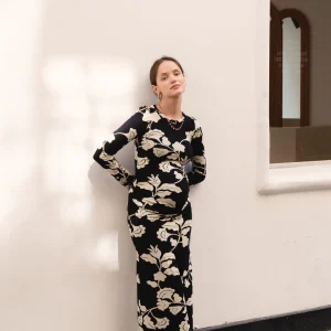 Thelma - Robe Femme Enceinte Tokyo Noir