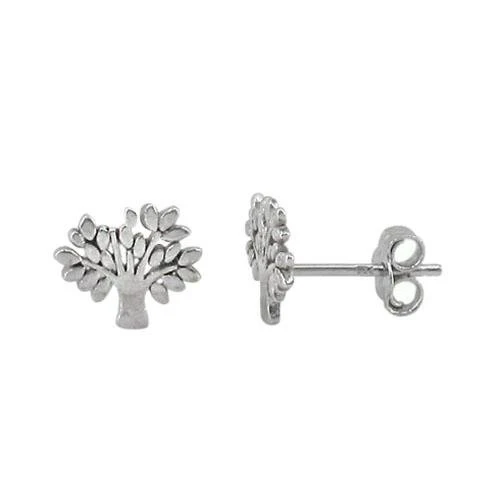 Arbre de vie, boucle d'oreille en argent sterling