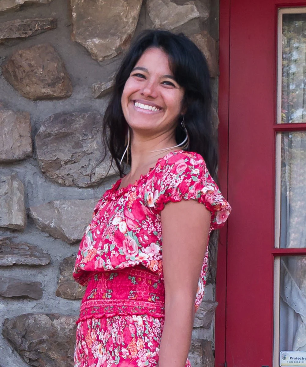 Blouse fleurie avec élastique – Image 2