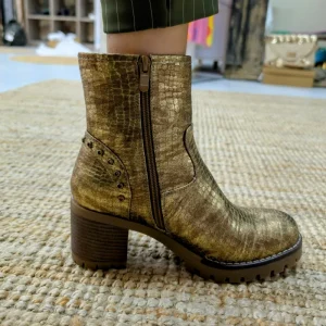 Bottines « dorées »