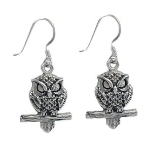 Boucles d'oreille Hibou