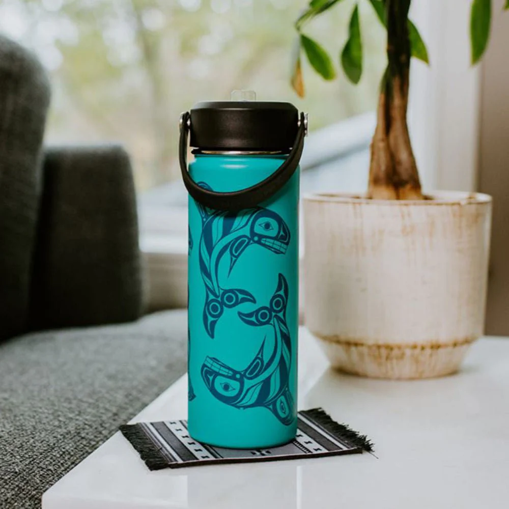 Bouteille isolée, 21 oz, Baleine à bosse par Gordon White – Image 2