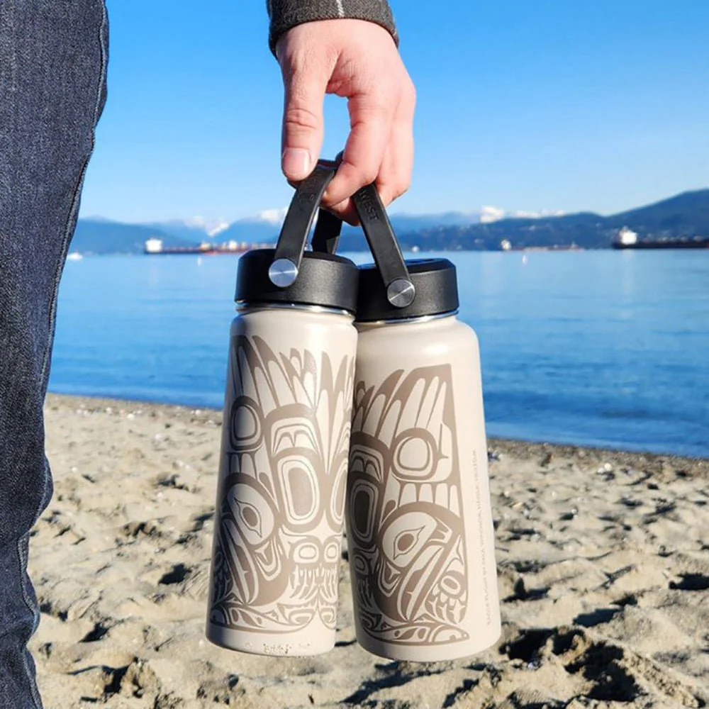 Bouteille isolée, 21 oz, L'envol de l'Aigle par Paul Windsor – Image 2