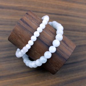 Bracelet en Pierre de Lune arc-en-ciel