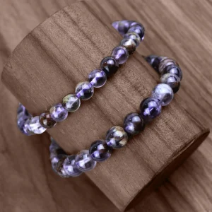 Bracelet en Quartz mauve phantom