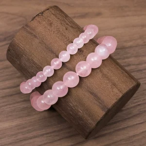 Bracelet en Quartz rose