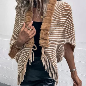 Cardigan Poncho Femme