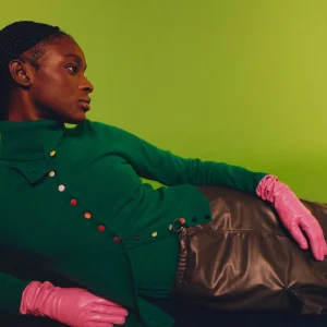 Cardigan cachemire Galerie Pegah "Happy"