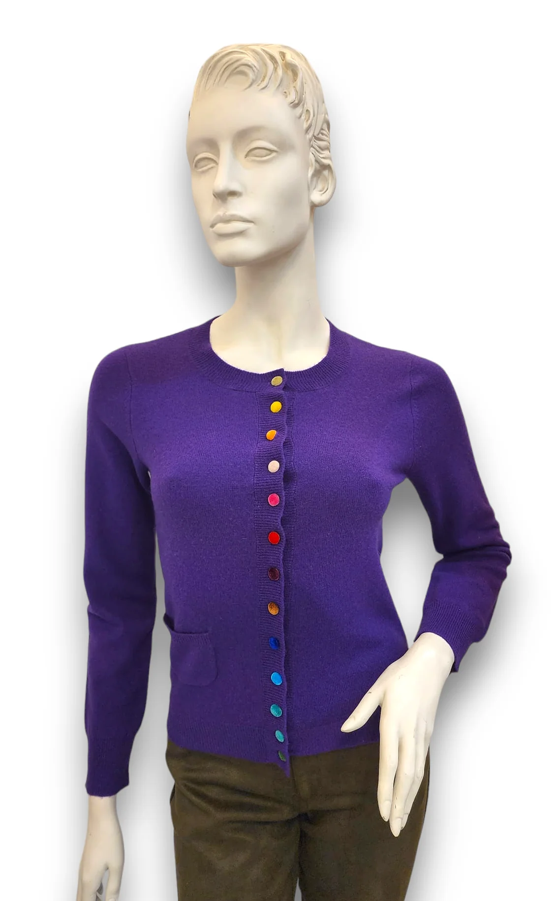 Cardigan cachemire Galerie Pegah "Happy" – Image 3