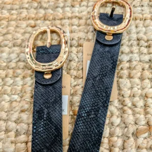 Ceintures noires &lsquo;serpent »