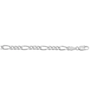Chaine en argent sterling, Figaro, 2.9 mm