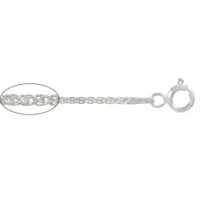 Chaine en argent sterling, Spiga, 1.4 mm