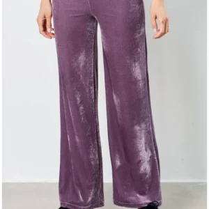 Pantalon en velours élastiqué