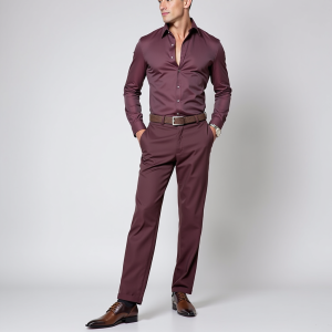 Pantalon Distinction Bordeaux