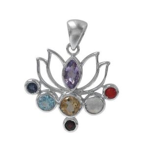 Fleur de lotus chakra, pendentif