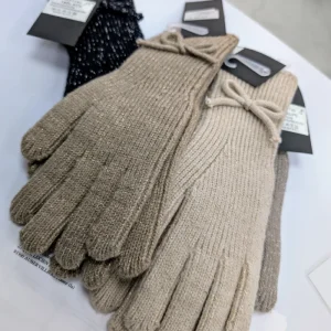 Gants « tricot et lurex »