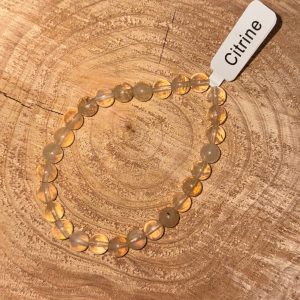 Bracelet pierre citrine T1