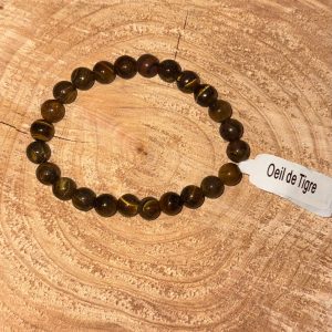 Bracelet pierre œil de tigre T1