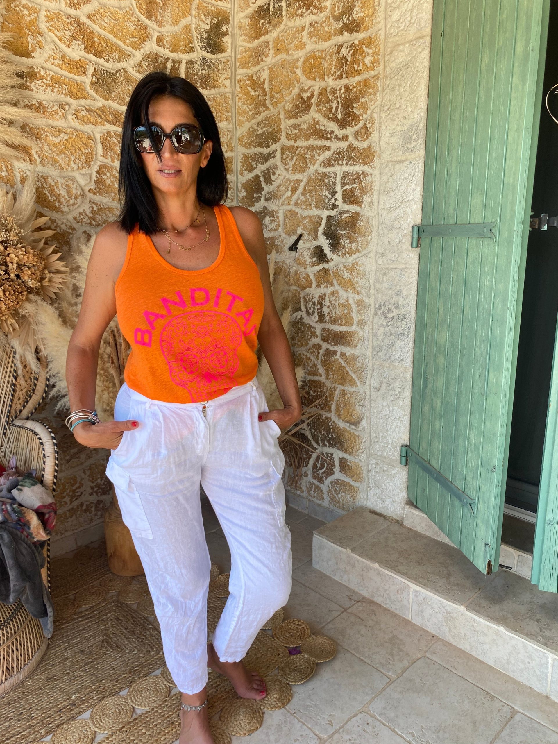 Pantalon Cargo SINGAPOUR Banditas from Marseille – Image 4