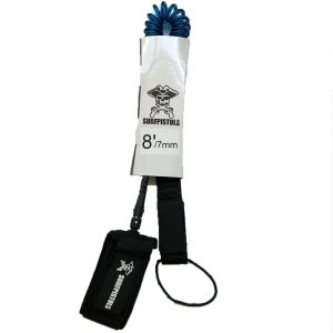 Leash surfpistols 8&prime; téléphone (coiled) rouge