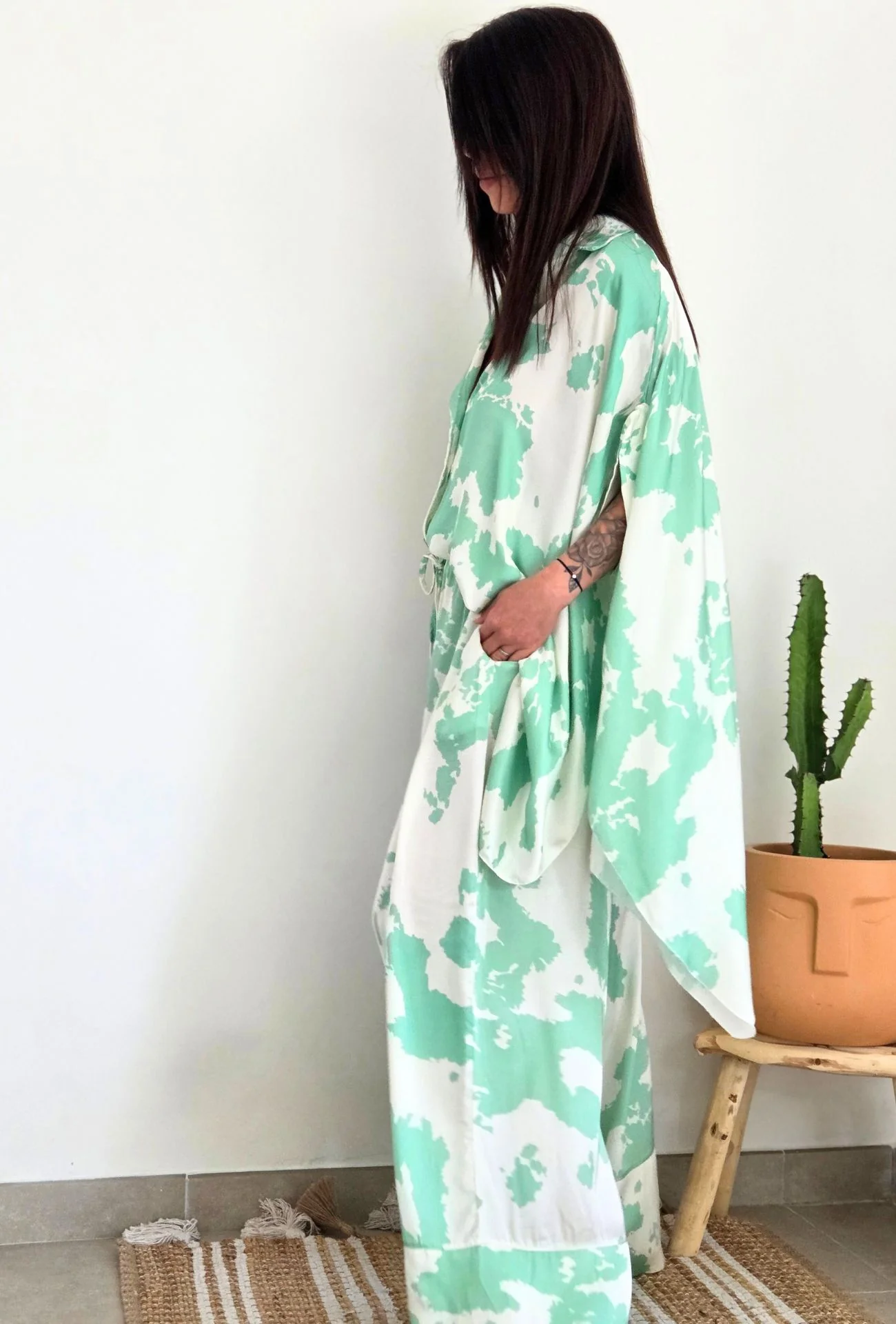 Blouse EVANA vert – Image 4