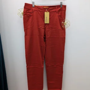 Pantalons grande taille rouge ou vert eau