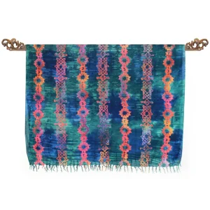 Paréo Bleu Celtique Batik