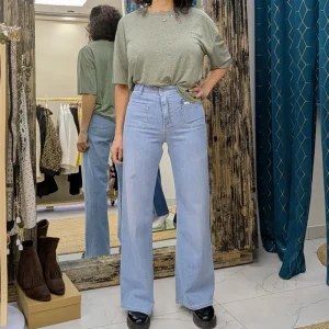 Please poches plates « bleu clair »