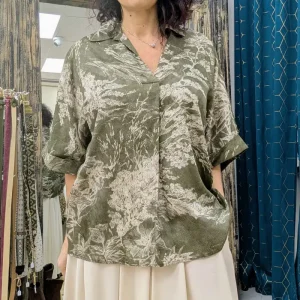 Please tunique « imprimées arbres et papillons »