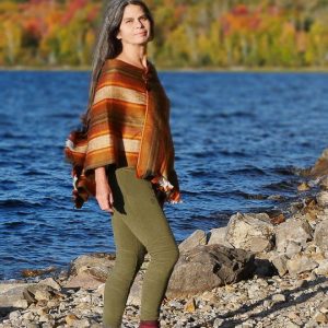 Poncho à boutons de l'Équateur