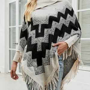 Poncho À Franges