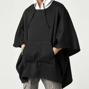 Poncho Capuche Homme