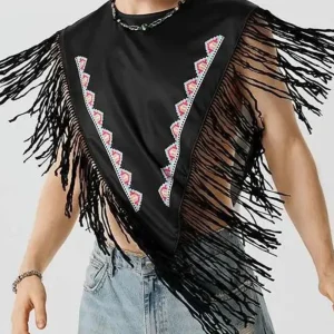 Poncho Ethnique Homme