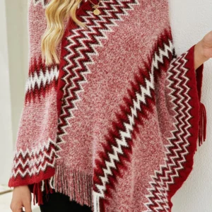 Poncho Femme Coloré