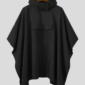 Poncho Homme Capuche