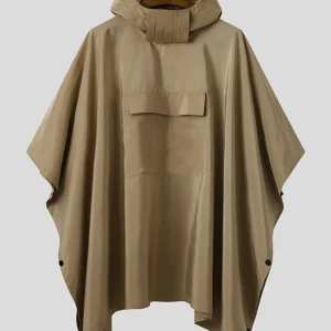 Poncho Imperméable Beige